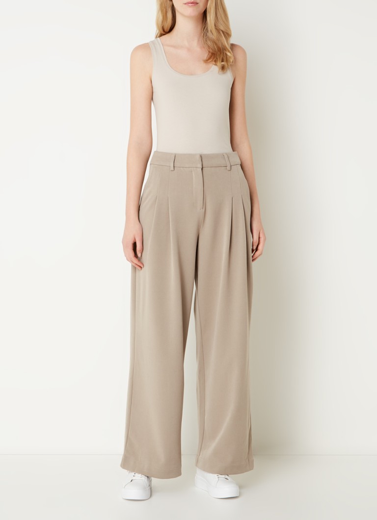 OPUS  Daily tanktop van katoen met ronde hals