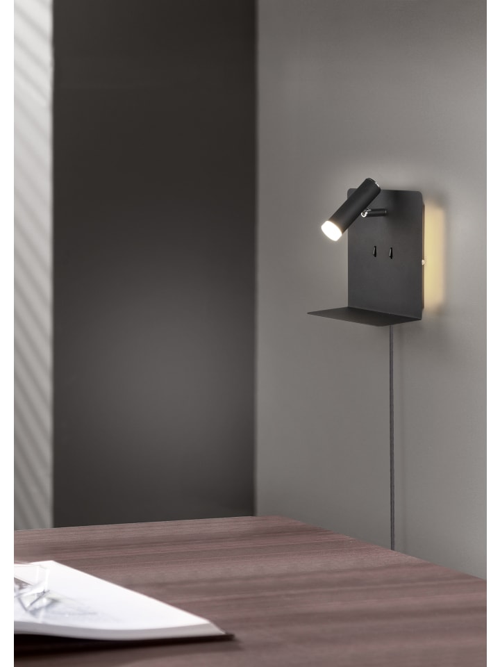 Trio Leuchten Wandleuchte ELEMENT in schwarz matt günstig kaufen onesize
