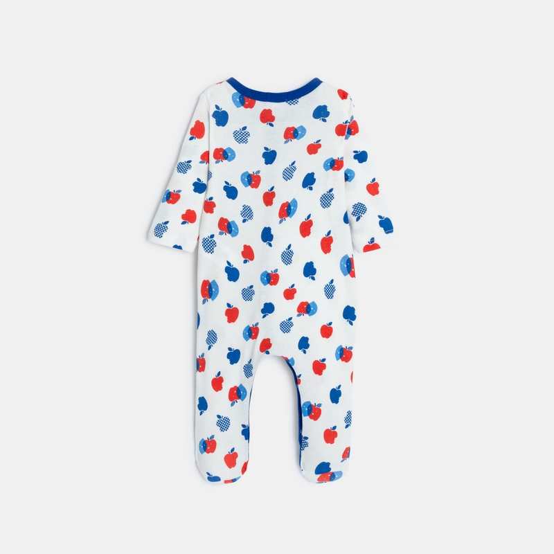 Pyjama bébé garçon à motifs fruités beige Catimini