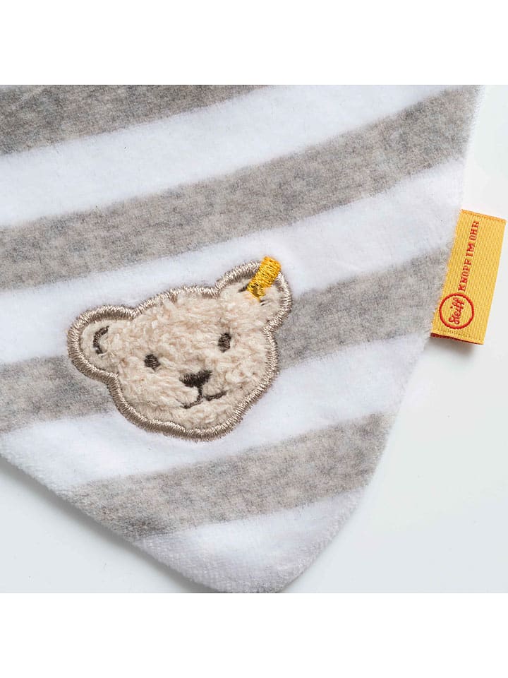 Steiff 3tlg. Outfit in Grau/ Weiß günstig kaufen