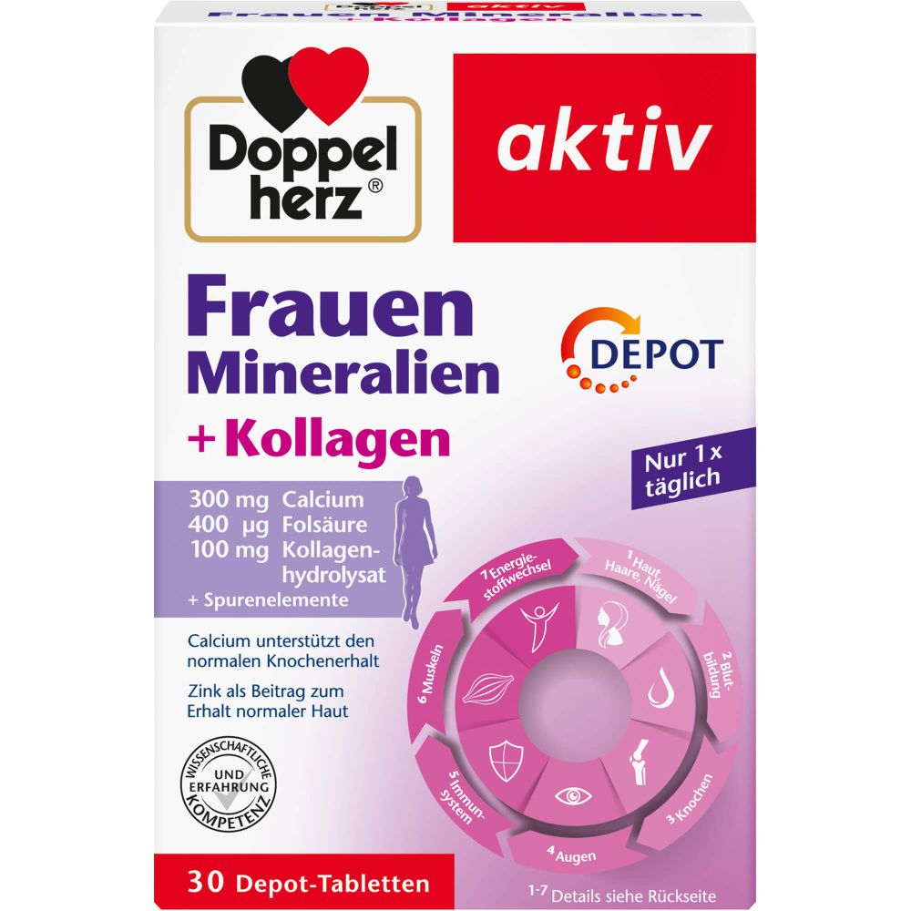 Frauen Mineralien+Kollagen Depot Tabl.