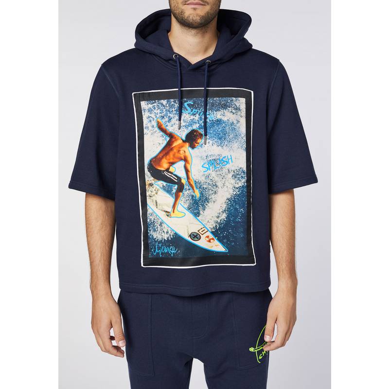 Chiemsee Kurzarm-Hoodie Sweatshirt Herren