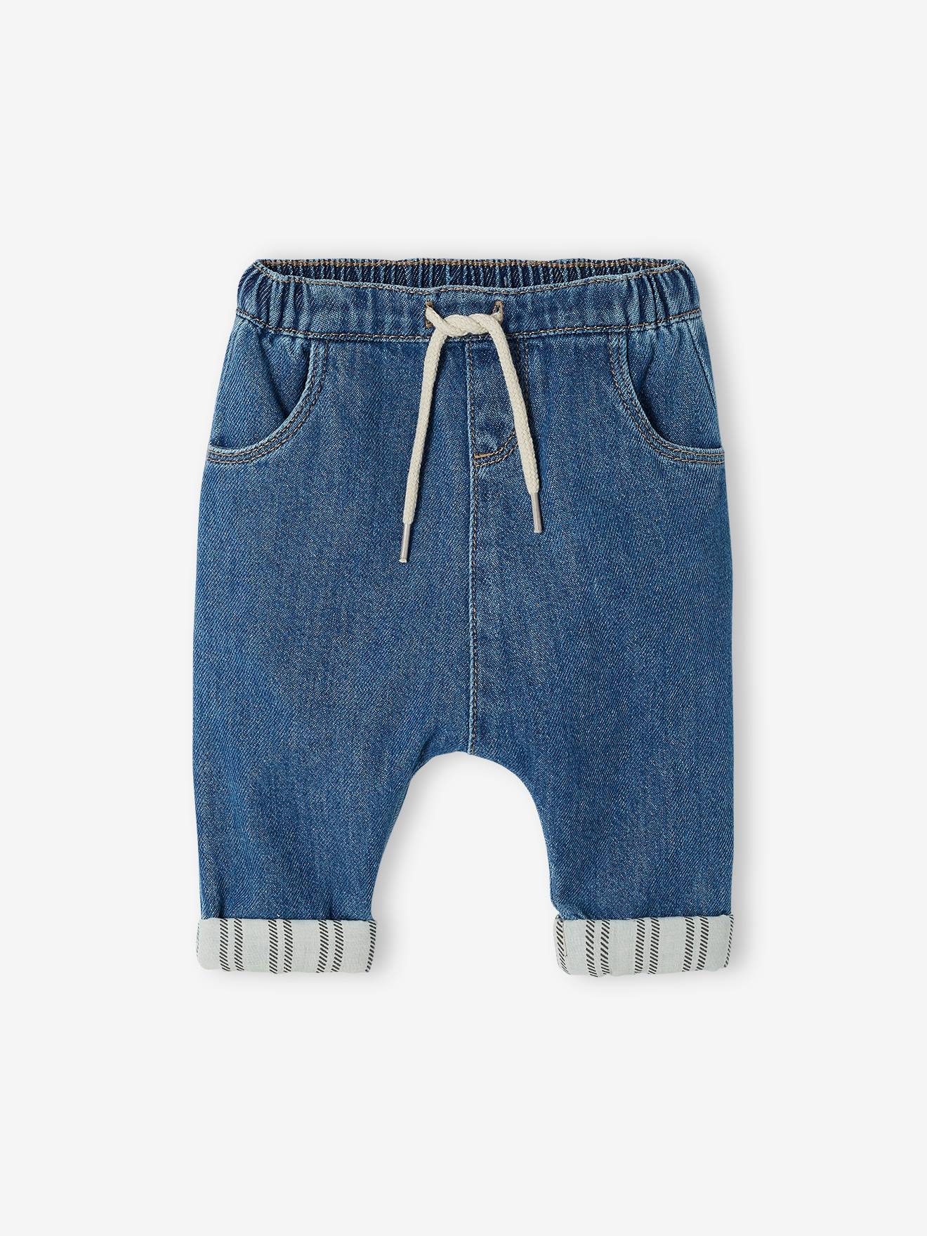 Pantalon bébé en denim denim brut