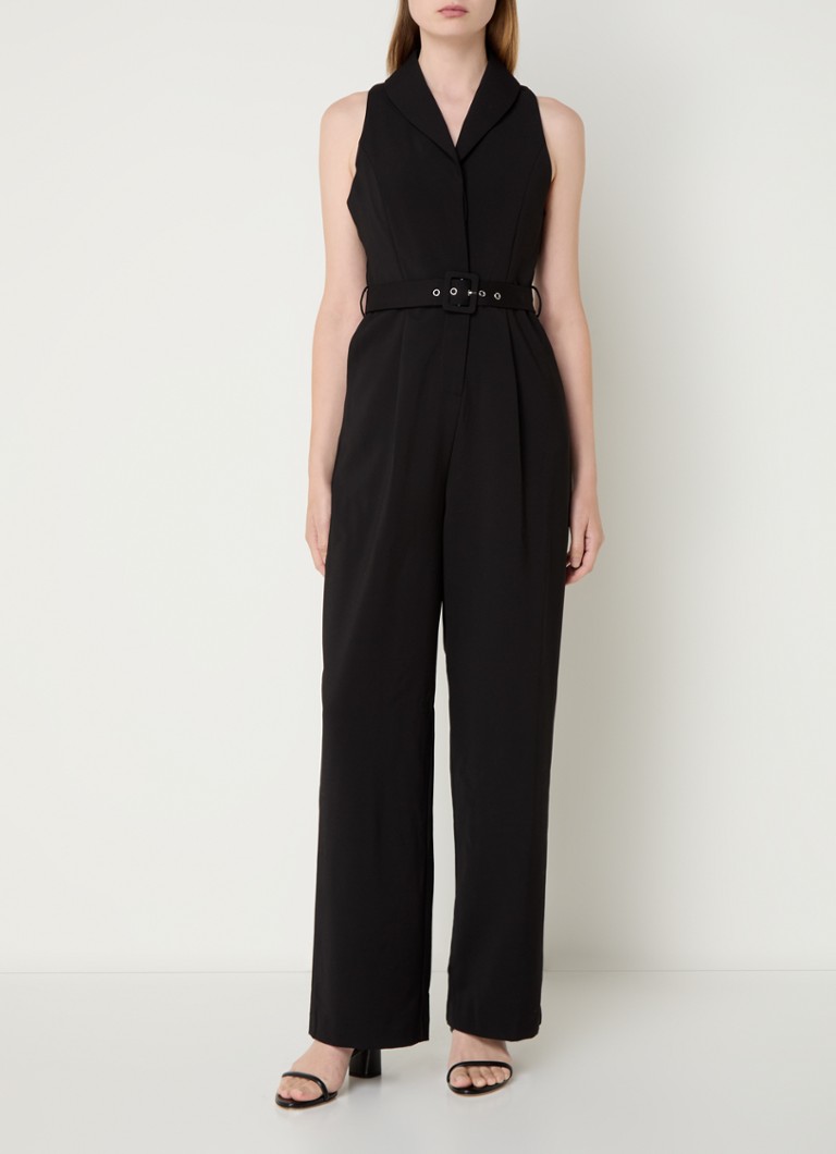 Selected Femme Adara jumpsuit straight fit jumpsuit with belt