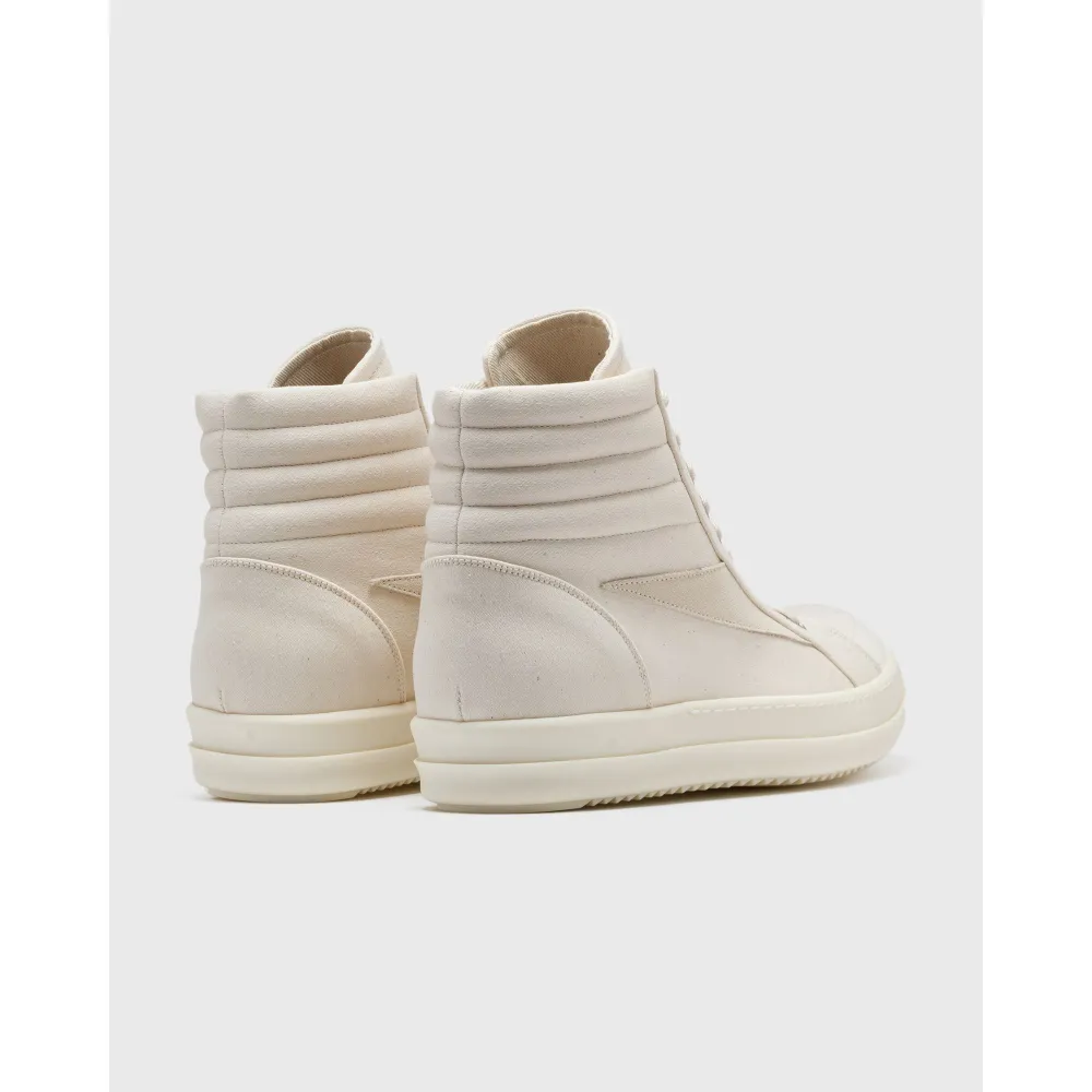 Rick Owens DRKSHDW LIDO HIGH VINTAGE SNEAKS DU01D1810-NATURAL-MILK-MILK / weiss