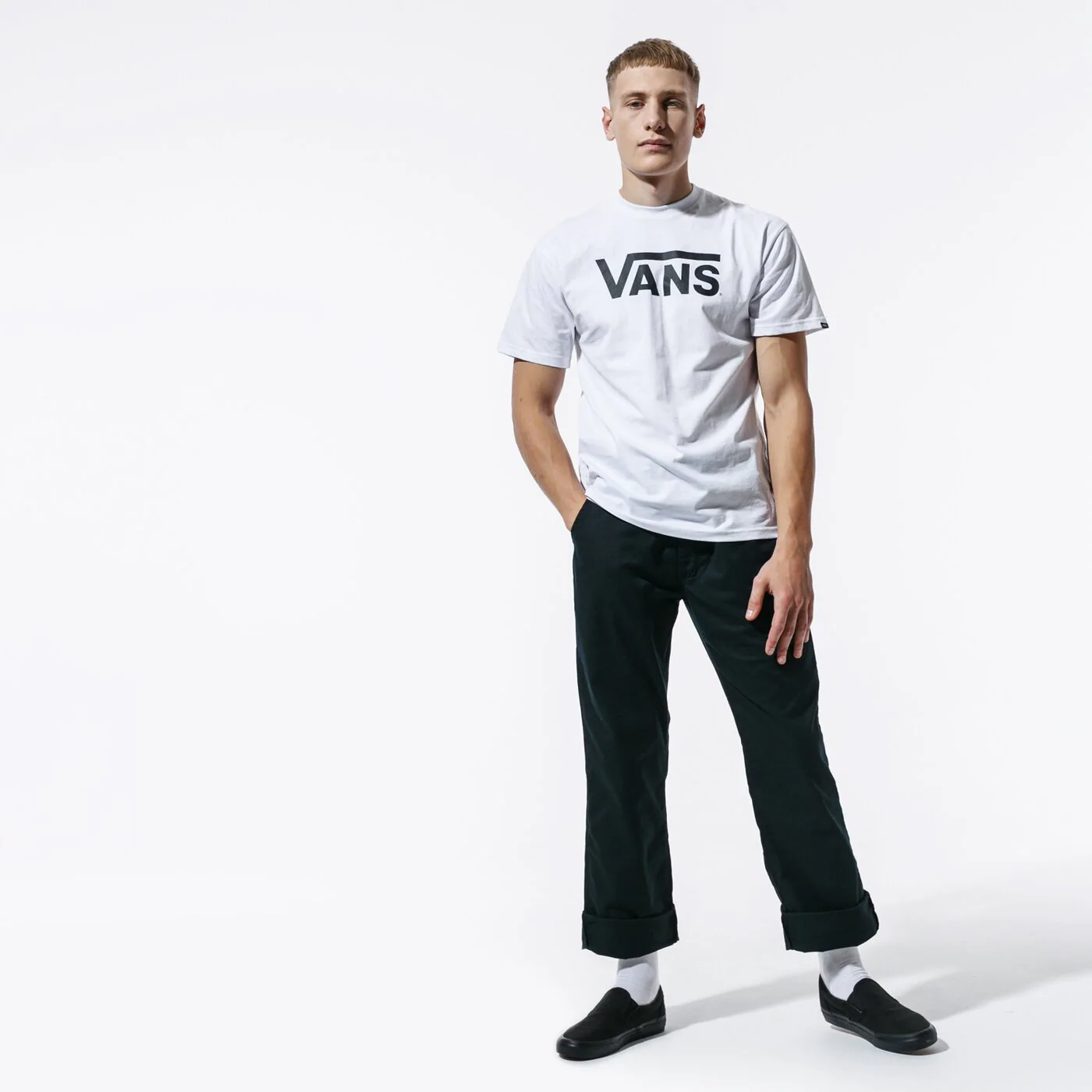 VANS T-SHIRT VANS CLASSIC Weiß