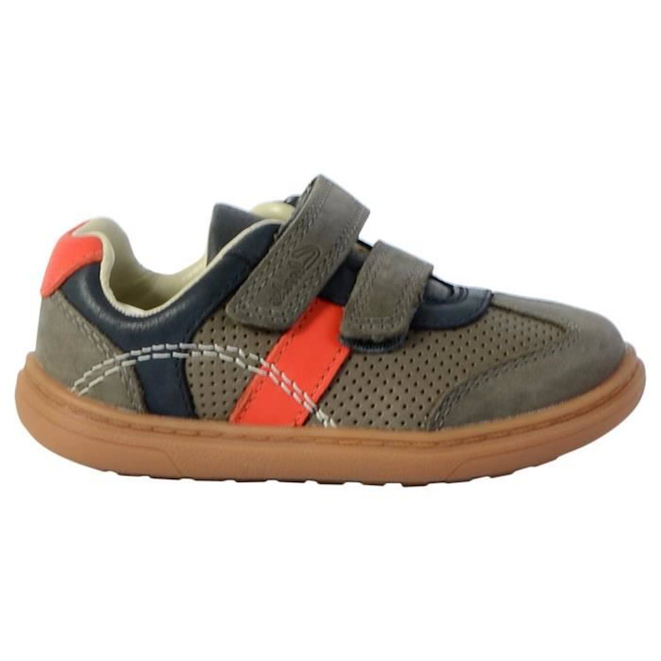 Basket Enfant Clarks Flash Metra T gris