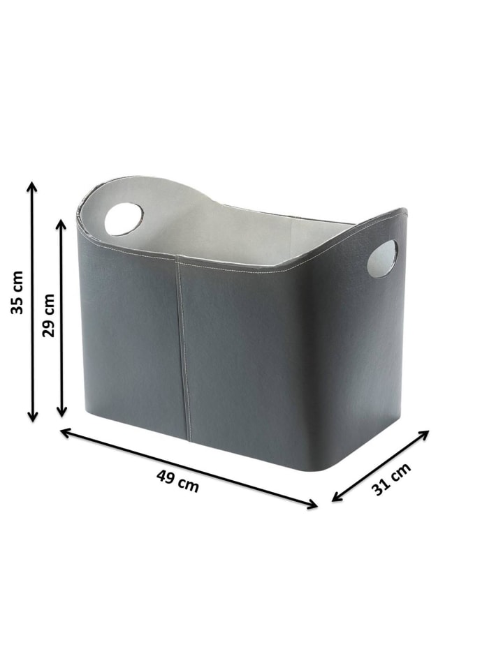kobolo Kaminholzkorb GRLOGCADDY23 in Grau günstig kaufen onesize