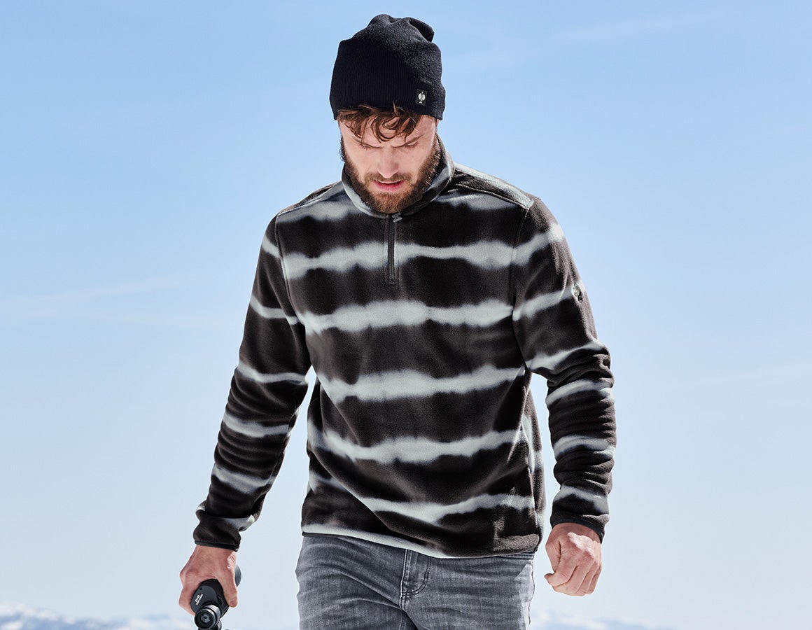 Fleece Troyer tie-dye e.s.motion ten