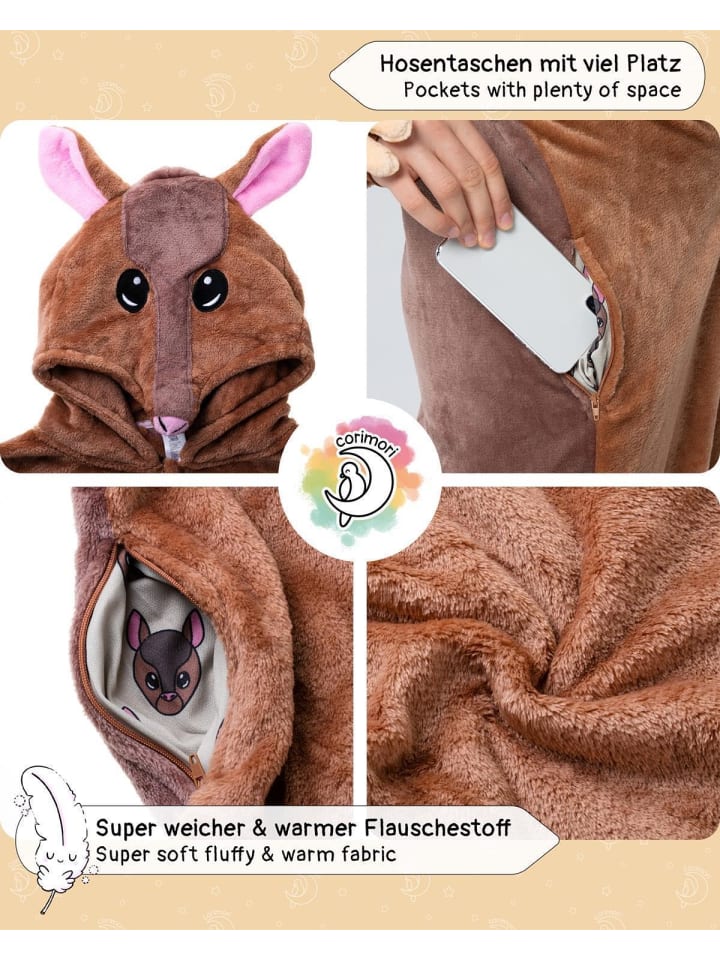 Corimori Gürteltier-Kostüm Fasching in Braun günstig kaufen