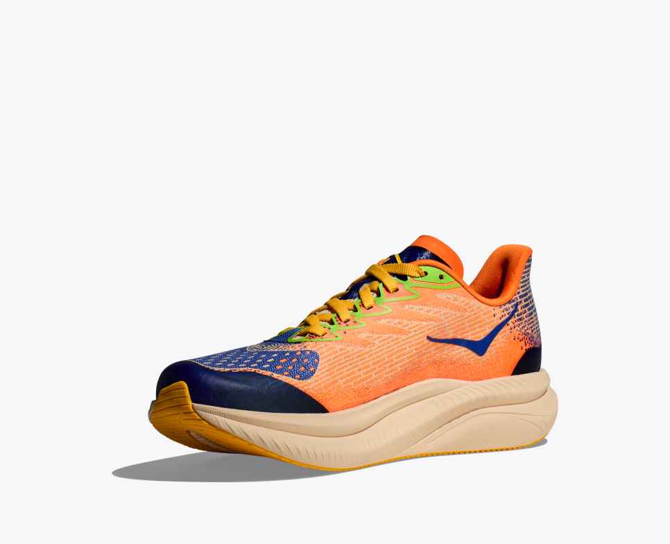 Mach 6 Ultramarine / Electric Tangerine