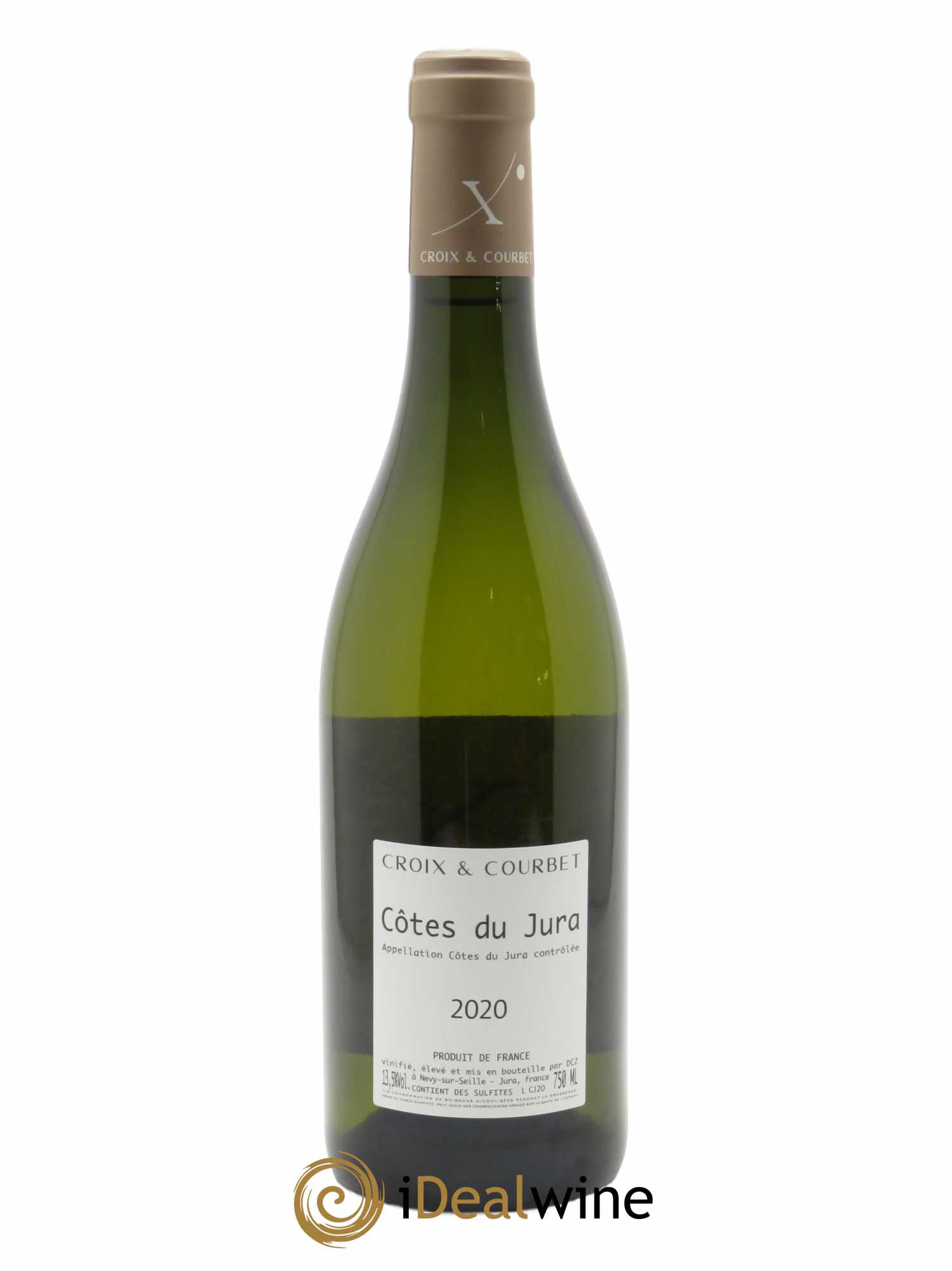 Côtes du Jura Savagnin ouillé Croix & Courbet  2020 - Lot de 1 Bouteille
