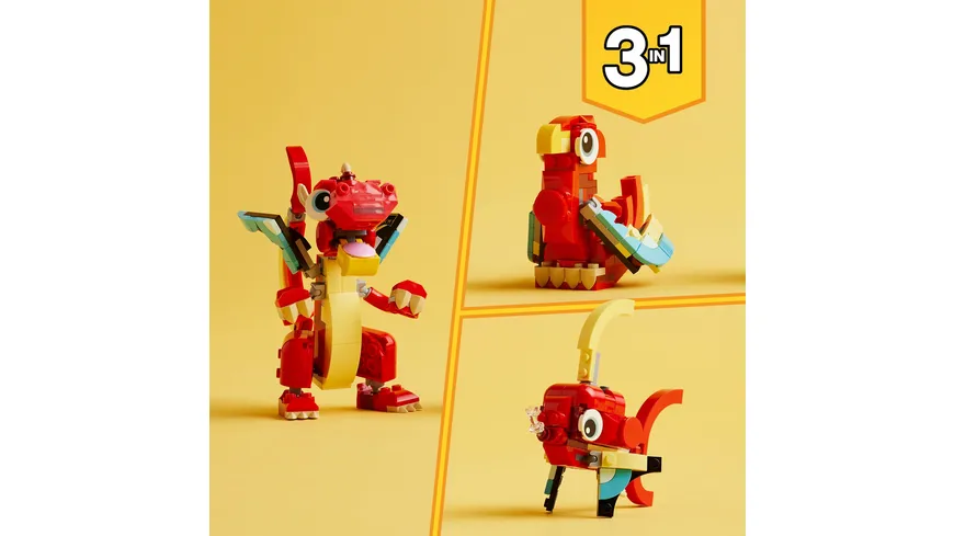 LEGO Creator 3in1 31145 Roter Drache