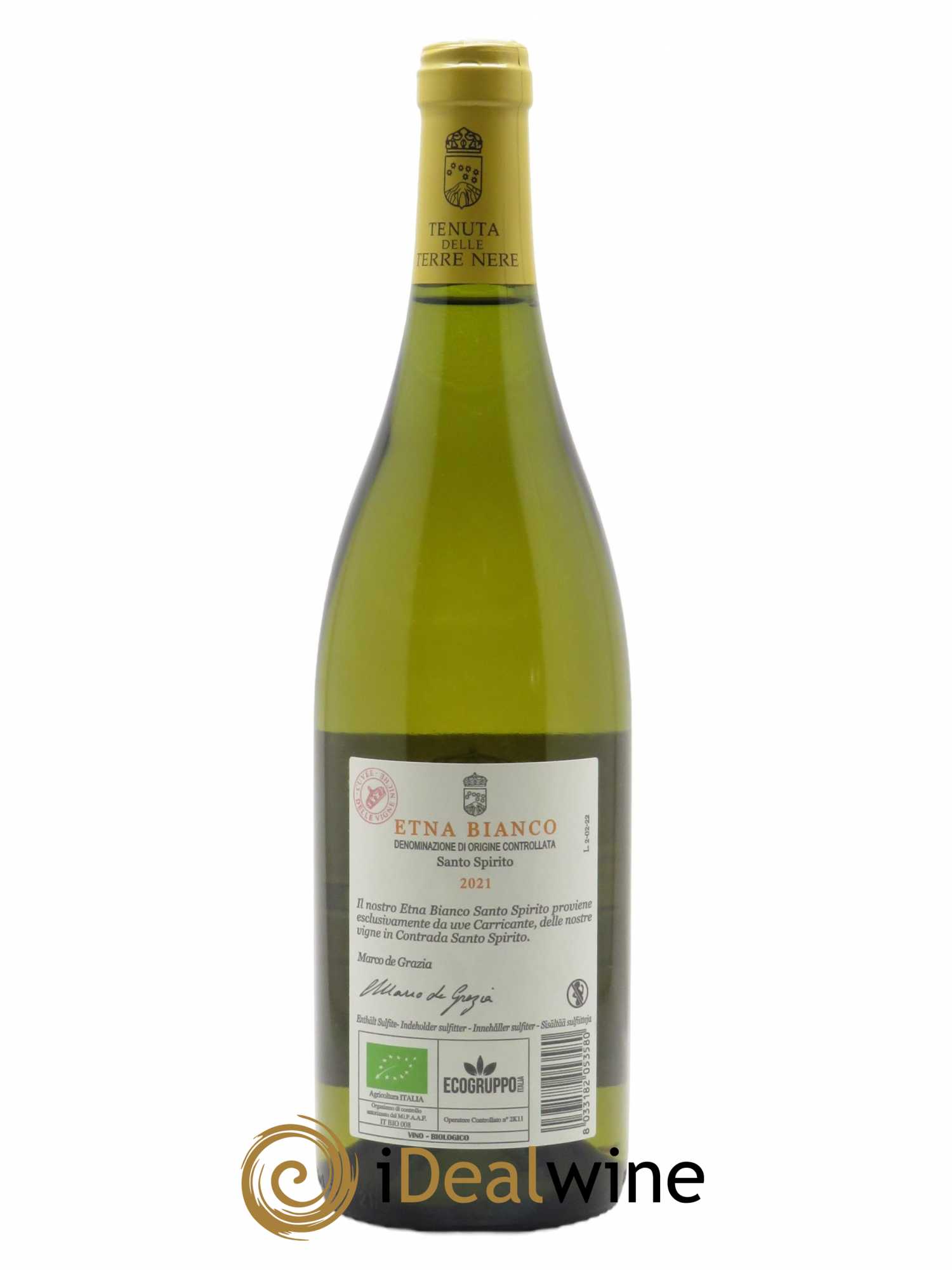 Etna Bianco DOC Tenuta delle Terre Nere Santo Spirito  2021 - Lot de 1 Bouteille