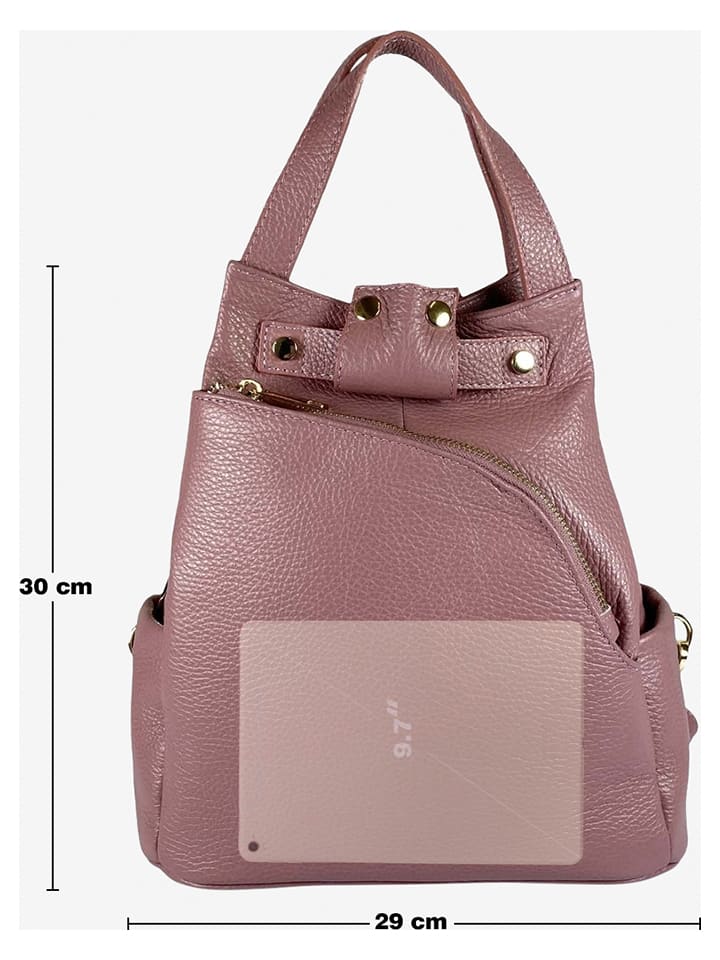 Mila Blu Leder-Rucksack 