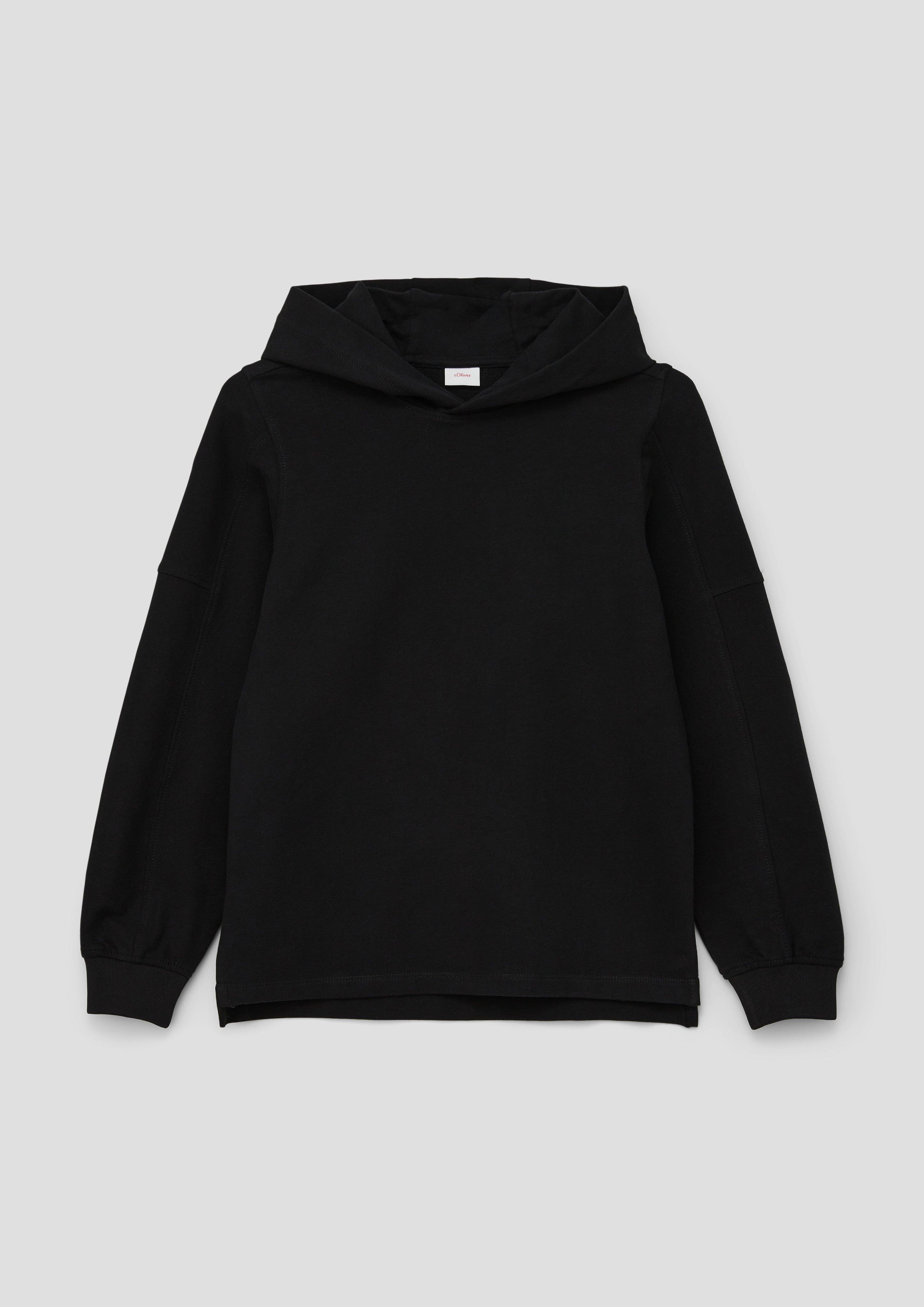 Kapuzensweatshirt mit Teilungsnähten  2134026-9999