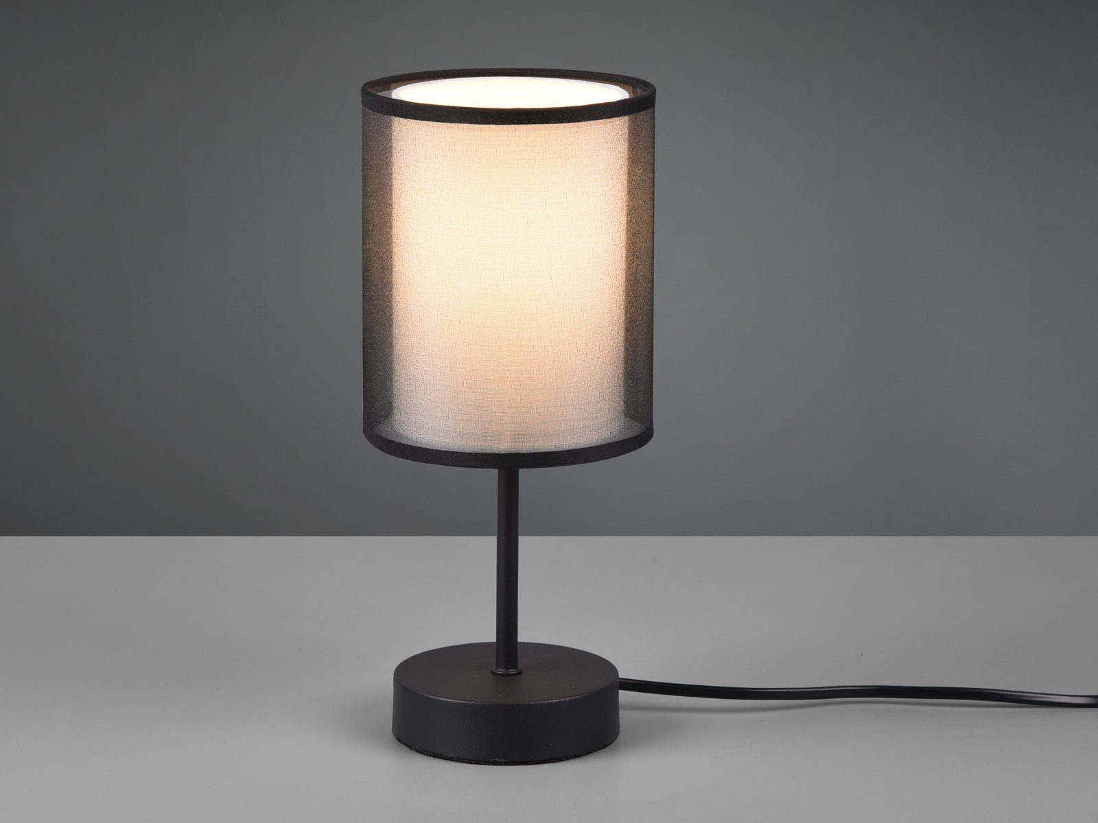 meineWunschleuchte LED Nachttischlampe, Dimmfunktion, LED wechselbar, Warmweiß, klein-e ausgefallen-e Design-er Lampe dimmbar für Fensterbank, H: 28cm