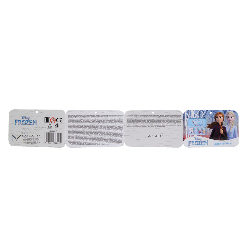 Disney Frozen Adventure Nail Polish Tin Coffret de maquillage