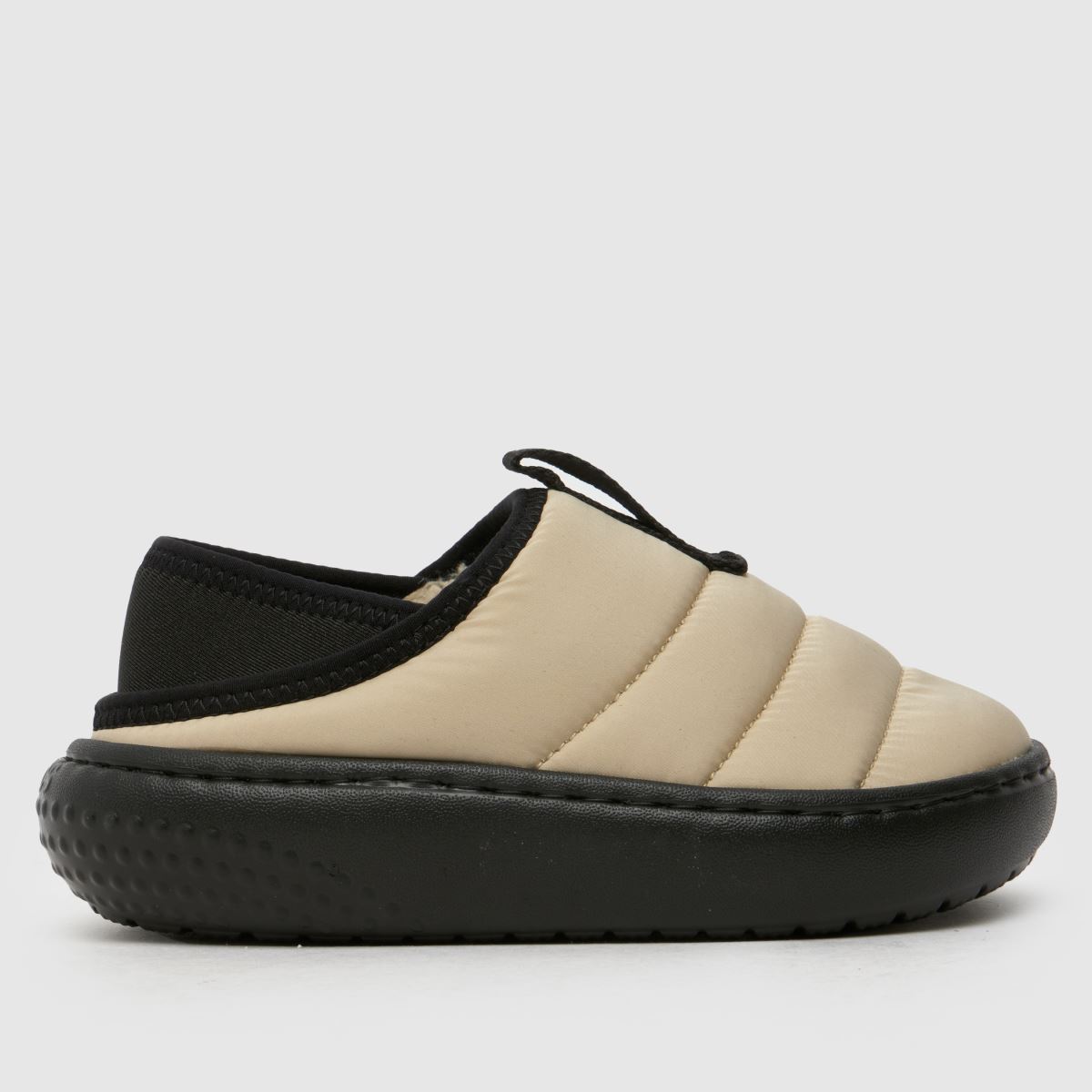 Crocs Natural Classic Puff Moc Tofflor För Pojkar Junior