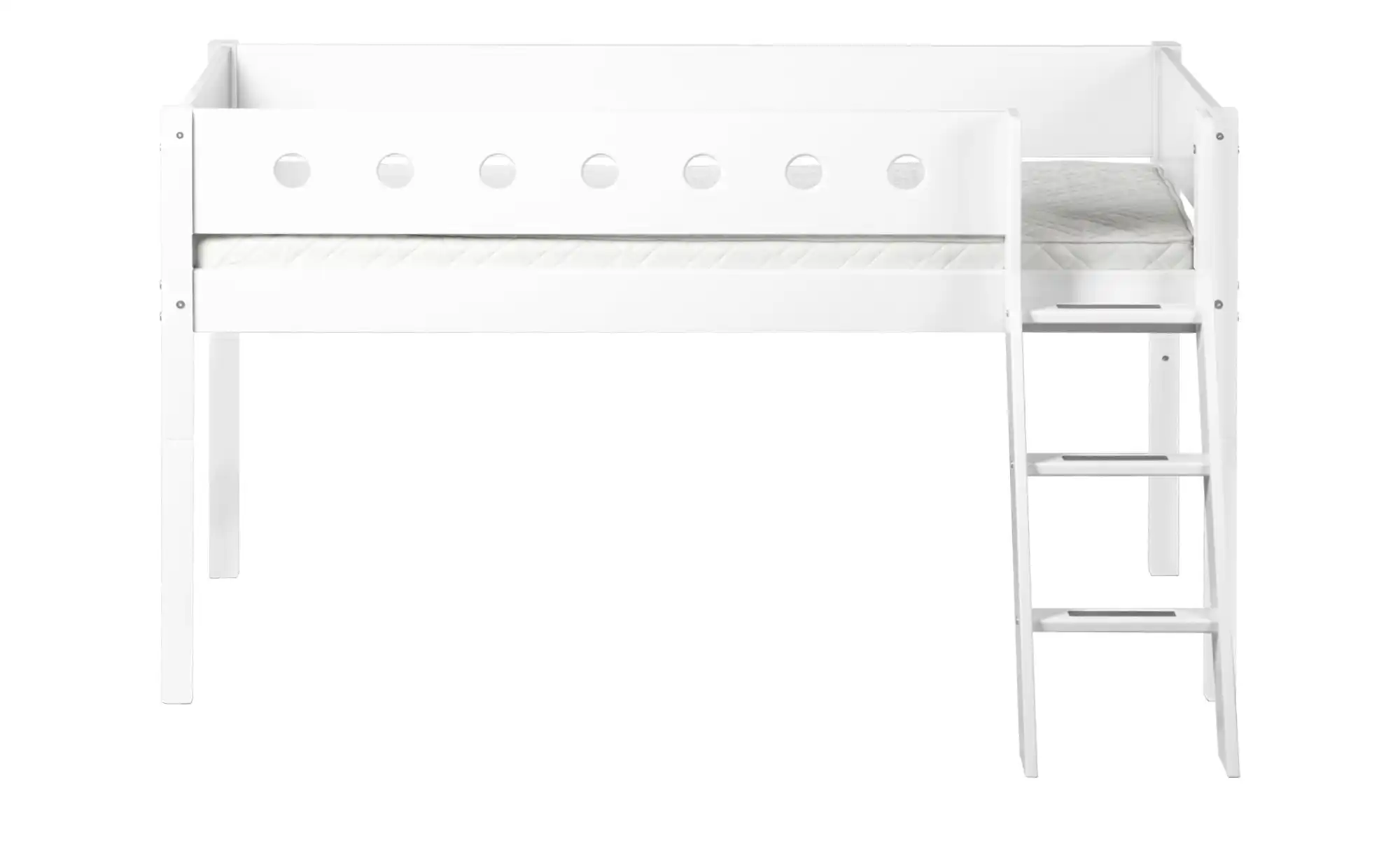 FLEXA Halbhohes Bett Flexa White