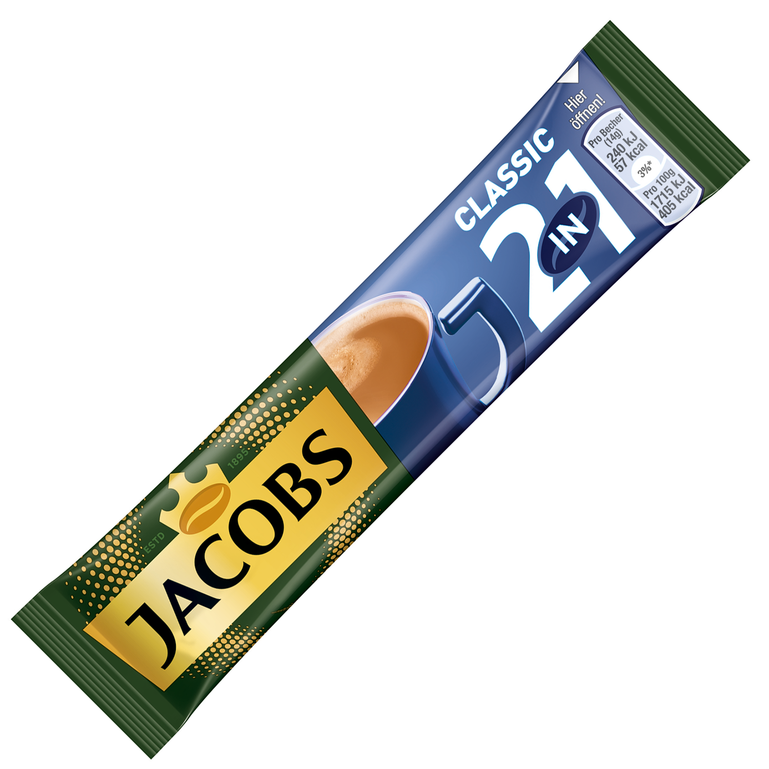 Jacobs Classic 2in1 Sticks 10er