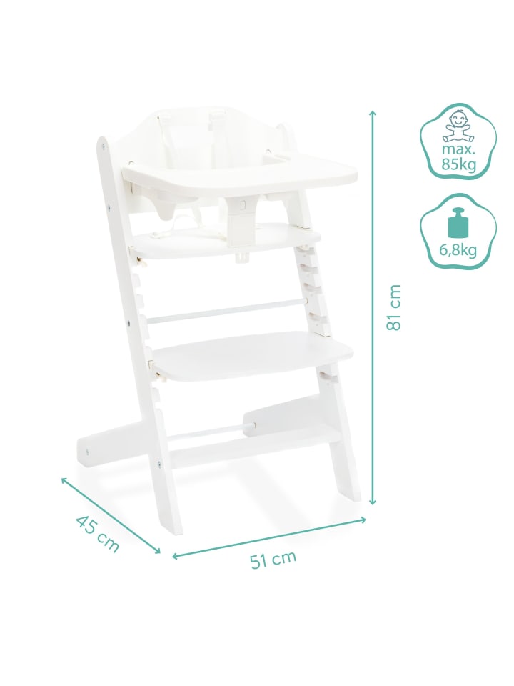 fillikid Hochstuhl Pia Swing in Weiß günstig kaufen onesize
