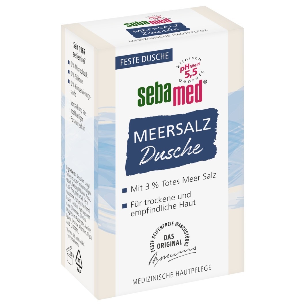 Meersalz feste Dusche