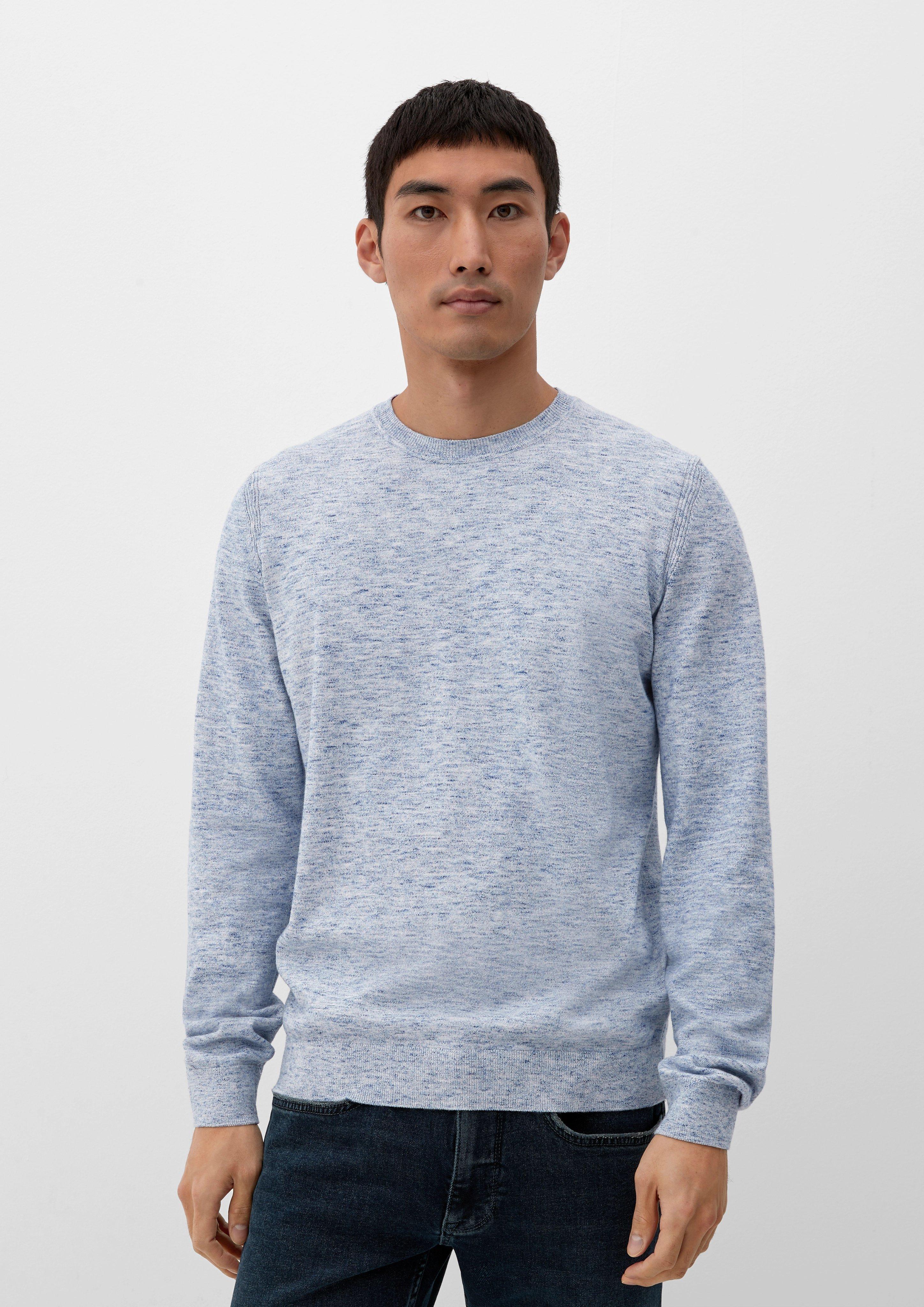 Strickpullover in melierter Optik  2124527-01W1