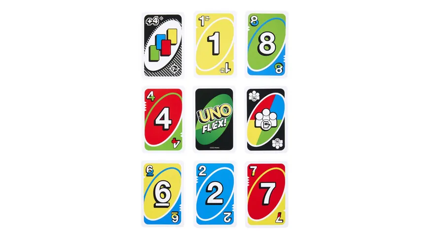 Mattel Games UNO Flex, Kartenspiel, Familienspiel