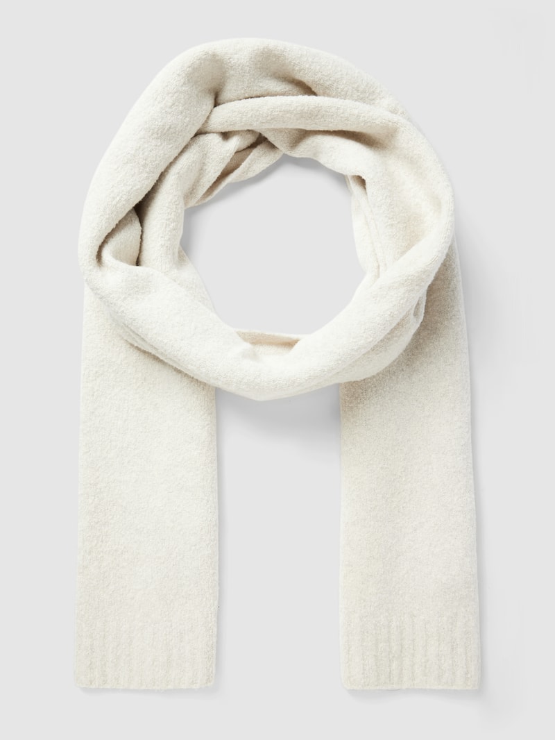 Schal in Woll-Optik Modell 'Nino' in offwhite