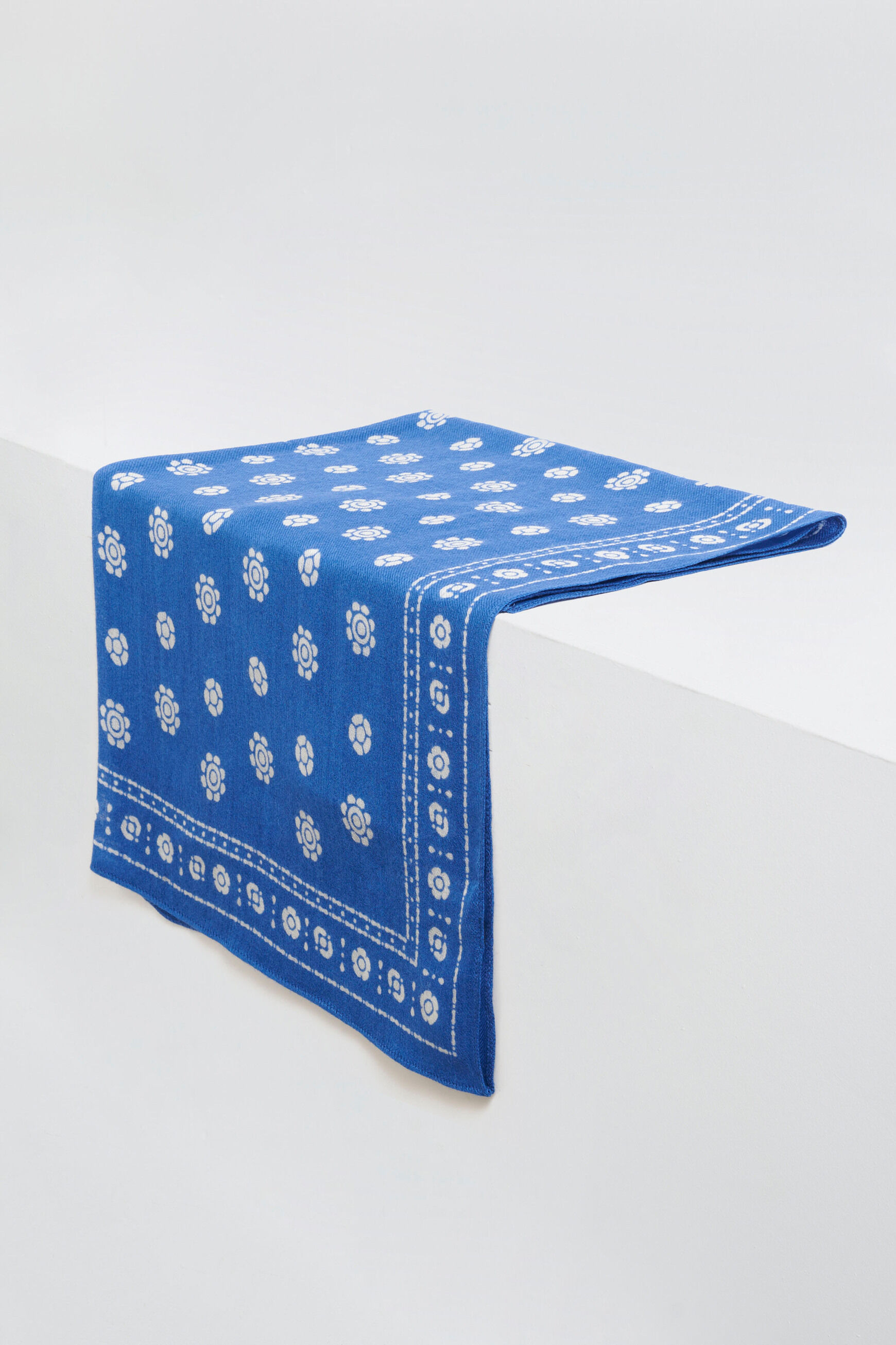 foulard polo 100% laine denim double stone femme