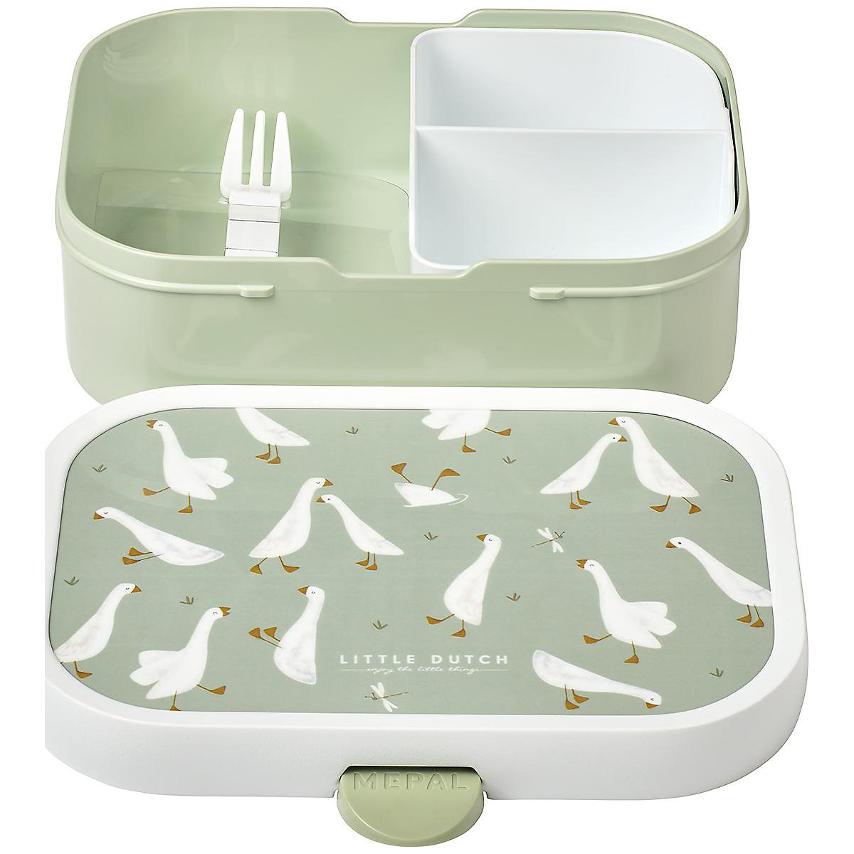 Brotdose Campus Little Goose, inkl. Bento-Einsatz & Snackgabel