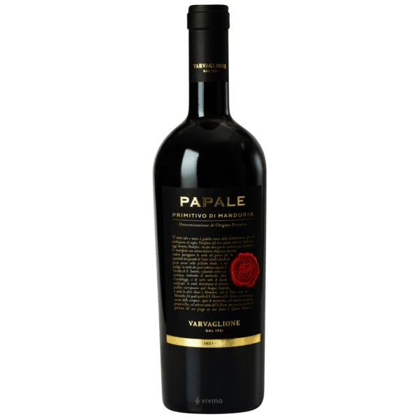 VarvaglionePapale Linea Oro Primitivo di Manduria 2019