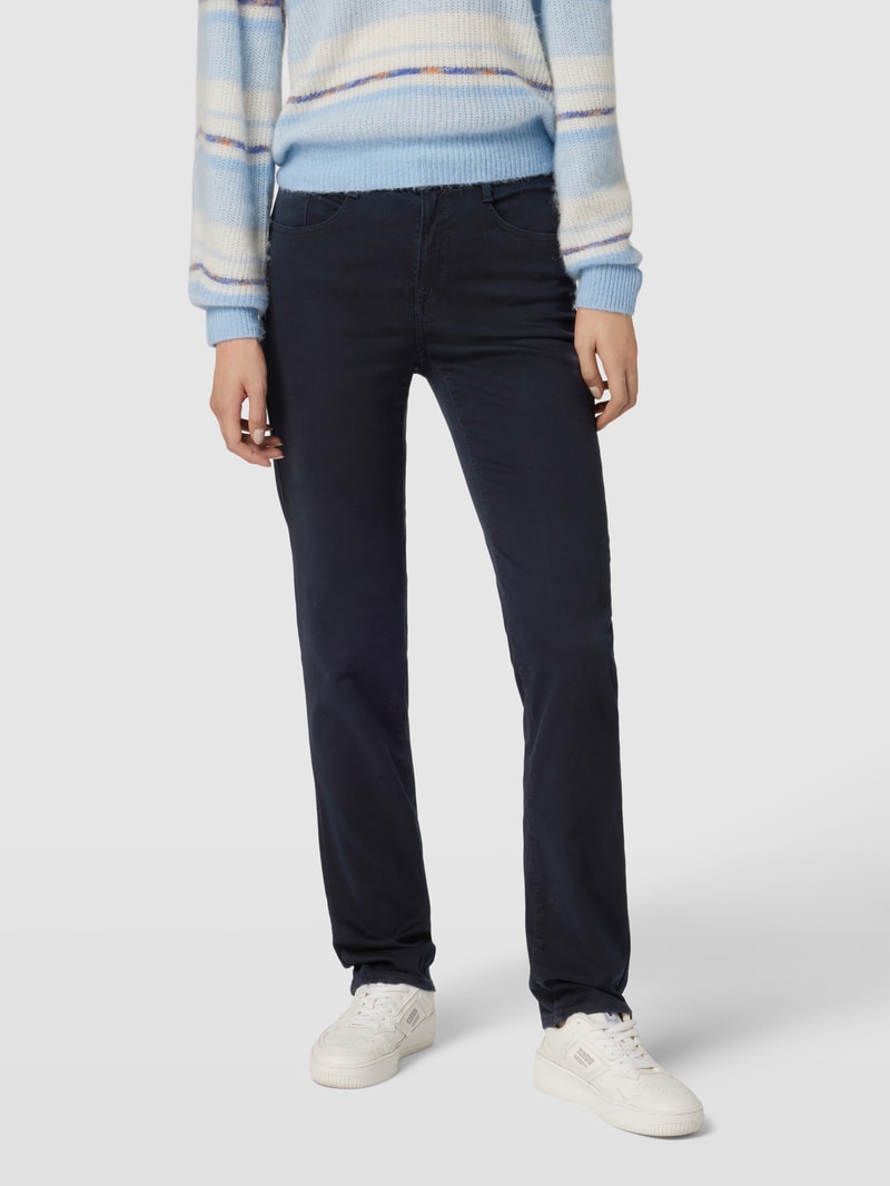 Hose im 5-Pocket-Design Modell 'Mary' in marineblau