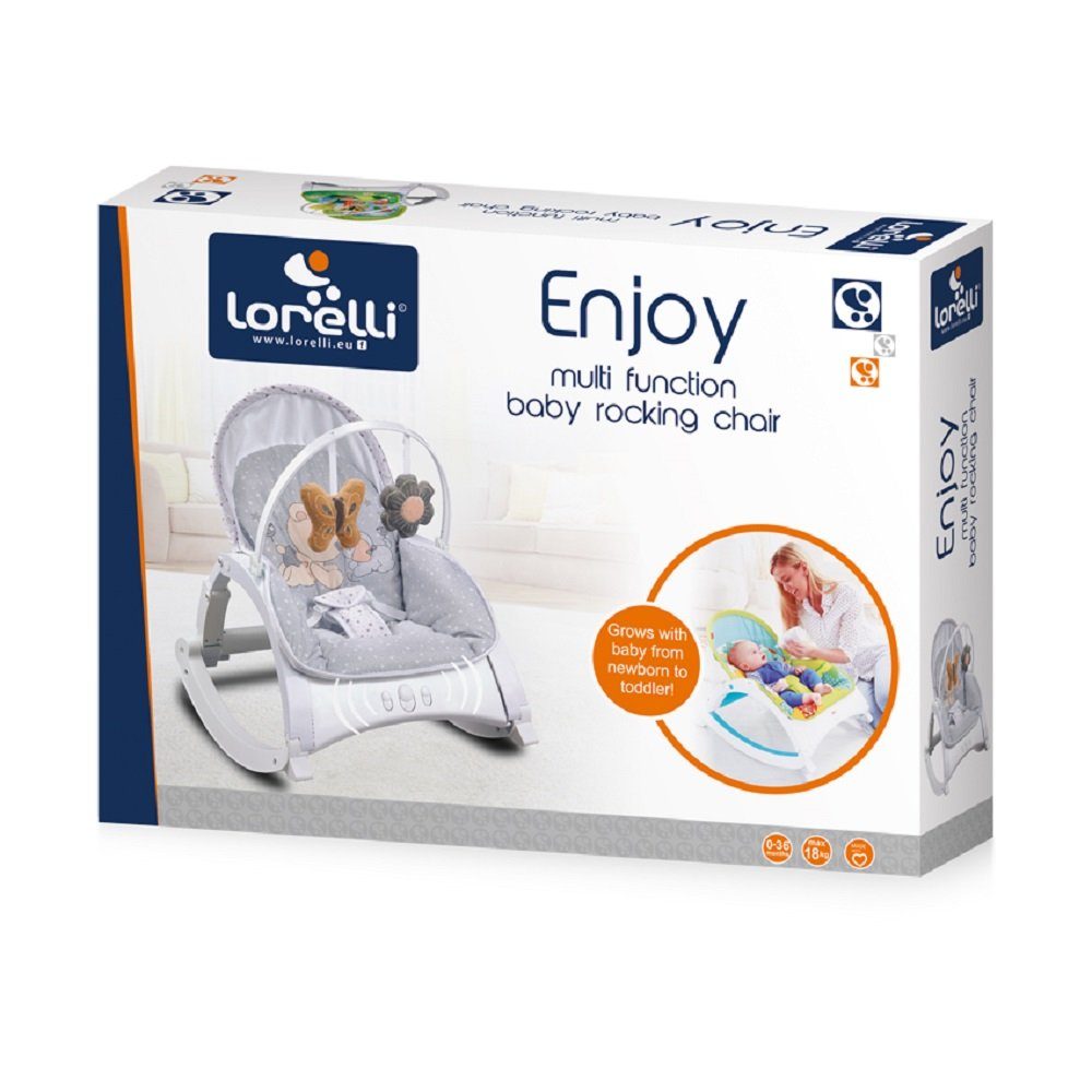 Lorelli Babywippe Babywippe und Stuhl ENJOY, mit Vibration, Musik, verstellbare Rückenlehne