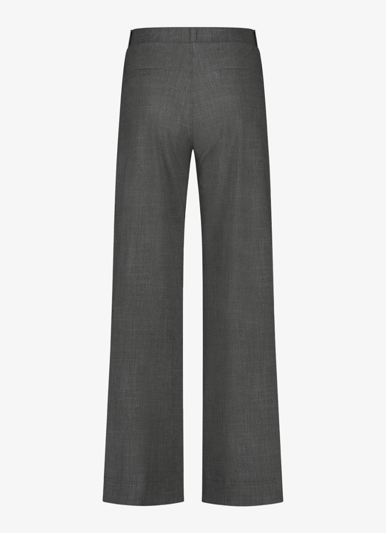Pantaloni a gamba larga a vita media Luz di Studio Anneloes con motivo dipinto