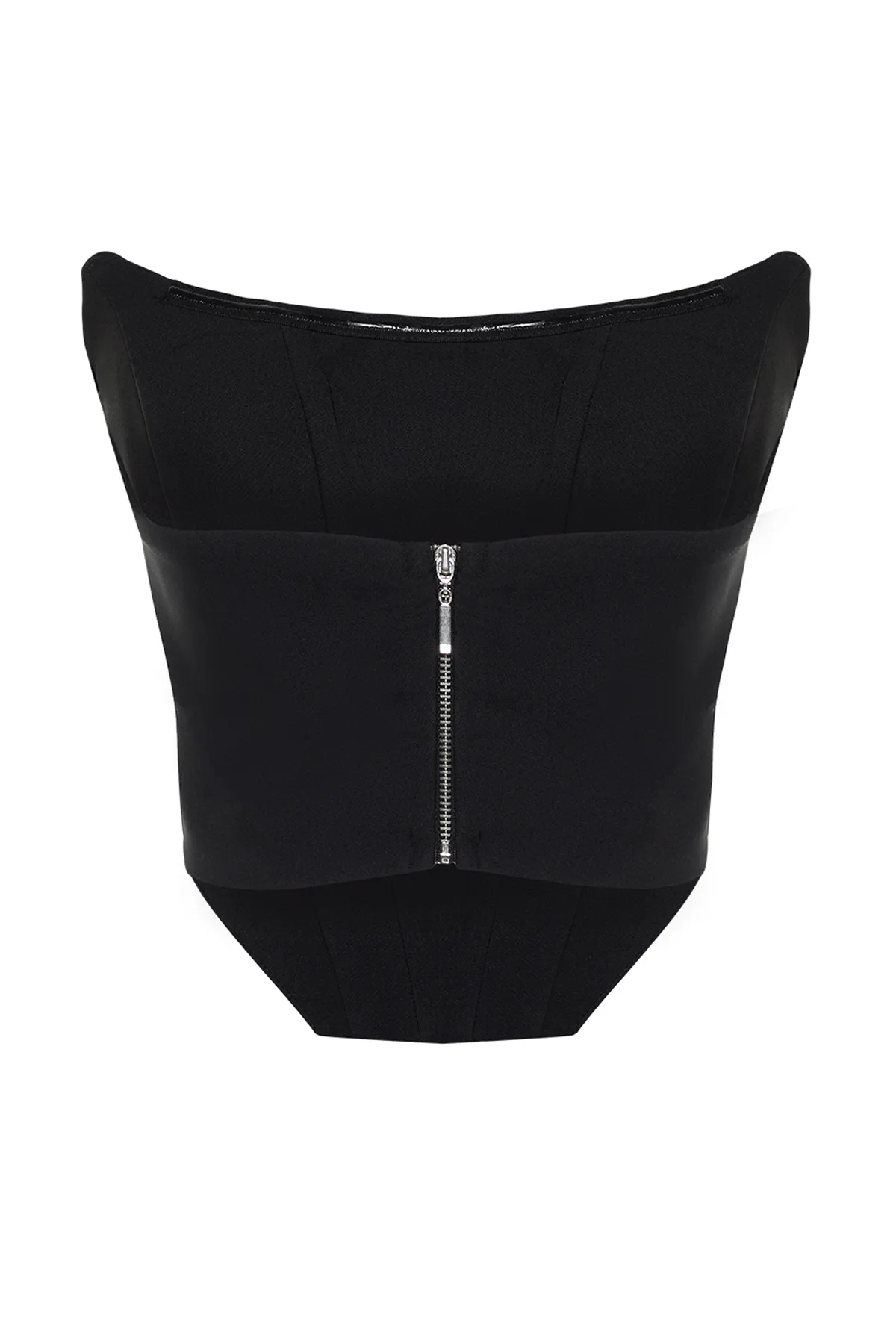 Trendyol Collection  Schwarzes, bauchfreies, gefüttertes, gewebtes Korsett mit detailliertem Bustier