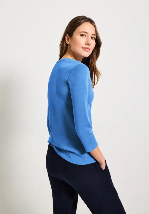 CECIL Basic Shirt mit Rundhals