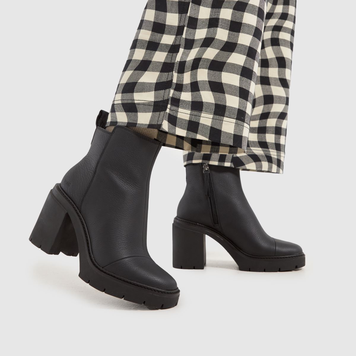 TOMS – Rya – Svarta klackstövlar