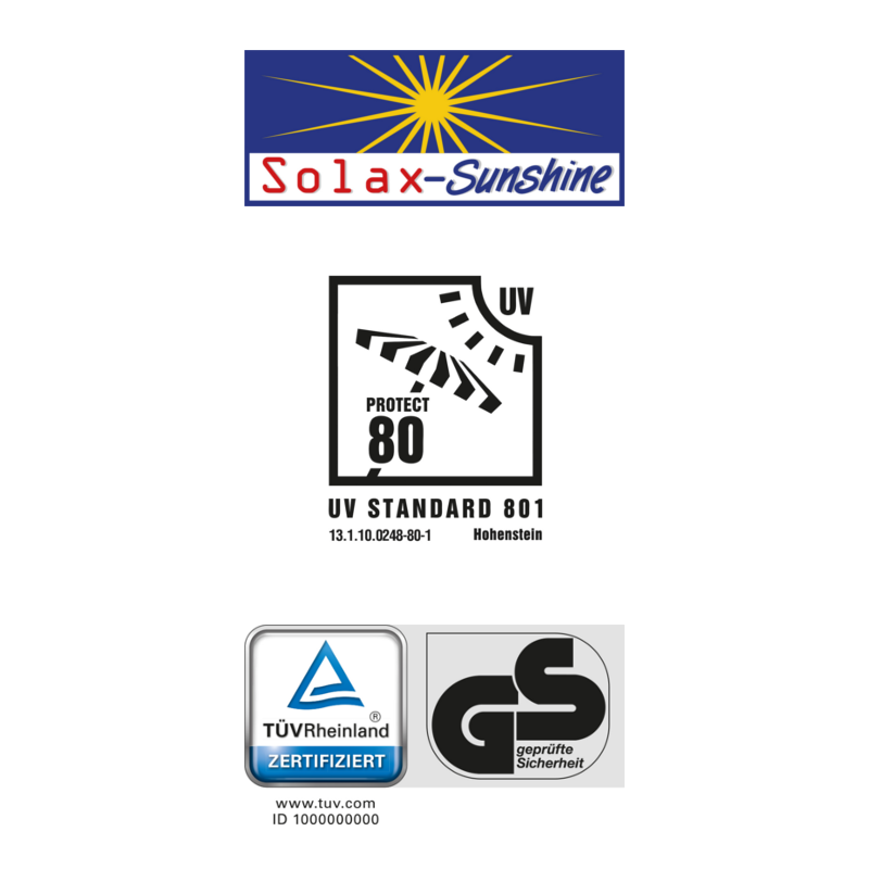 Solax Sunshine Aluminium-Ampelschirm Ø300cm, terrakotta
