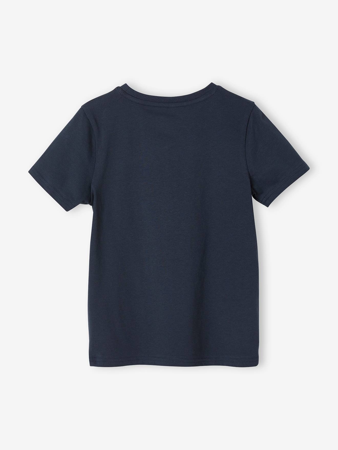 Vertbaudet Jungen T-Shirt mit Print Oeko-Tex - blau
