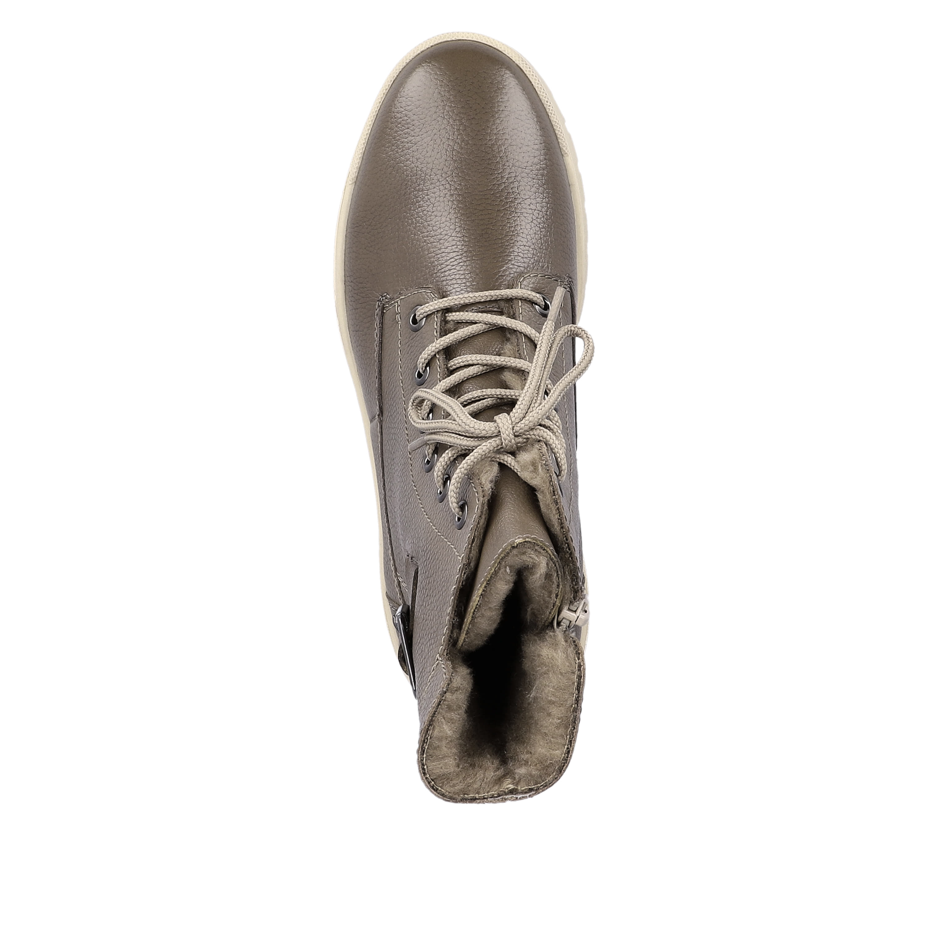 Rieker Damen Schnürstiefel asphaltgrau