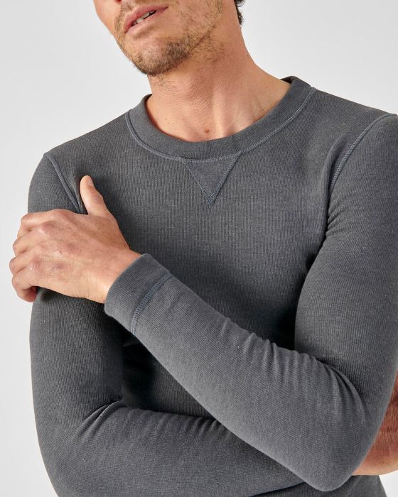 Sweat-shirt homme molleton gratté Thermolactyl Sensitive