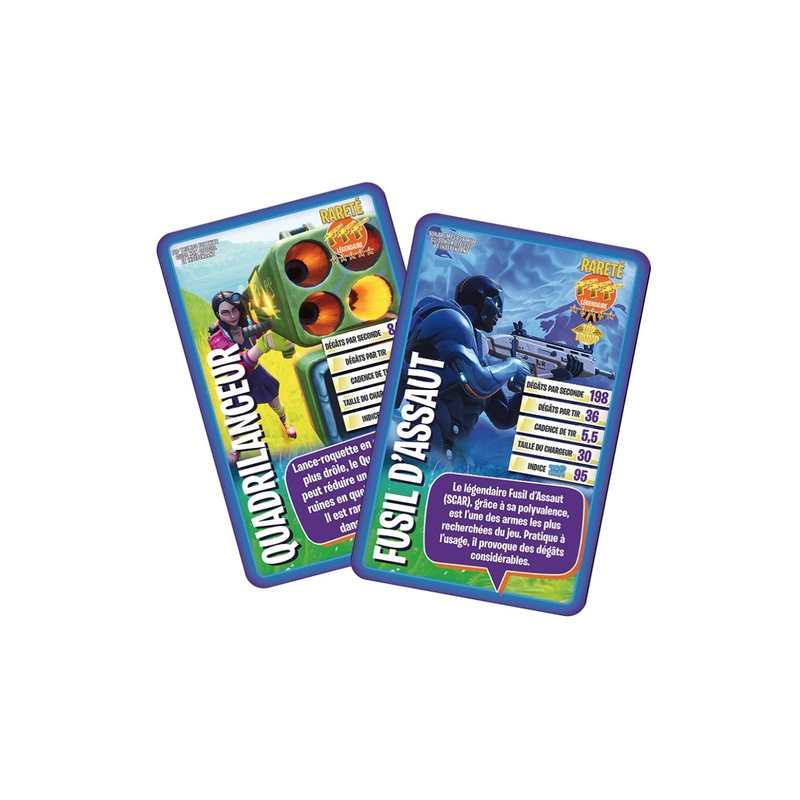 Jeu de cartes Top trumps Fornite