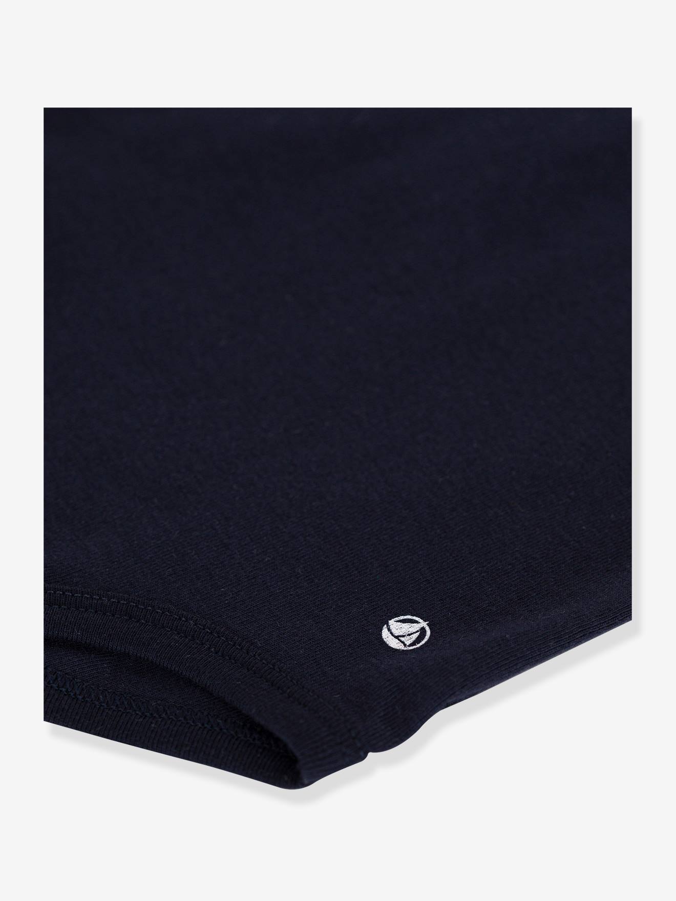 Petit Bateau Baby Kurzarm-Body mit Polokragen PETIT BATEAU, Bio-Baumwolle - marine