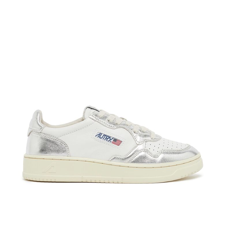 Autry Wmns Medalist Low leat/leat silver
