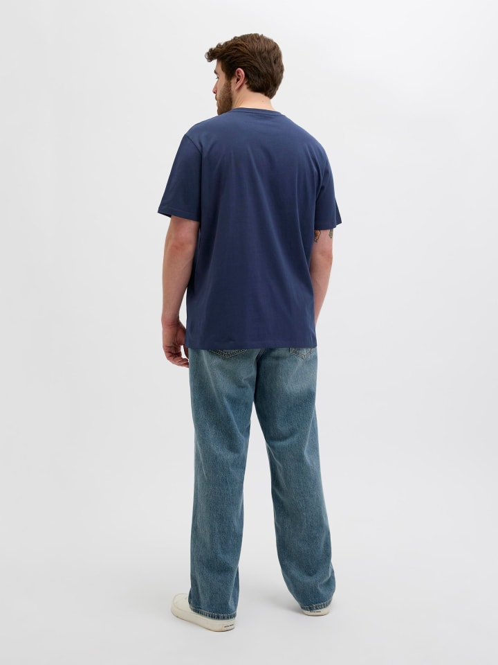 JACK & JONES PLUS T-shirt in Navy Blazer günstig kaufen