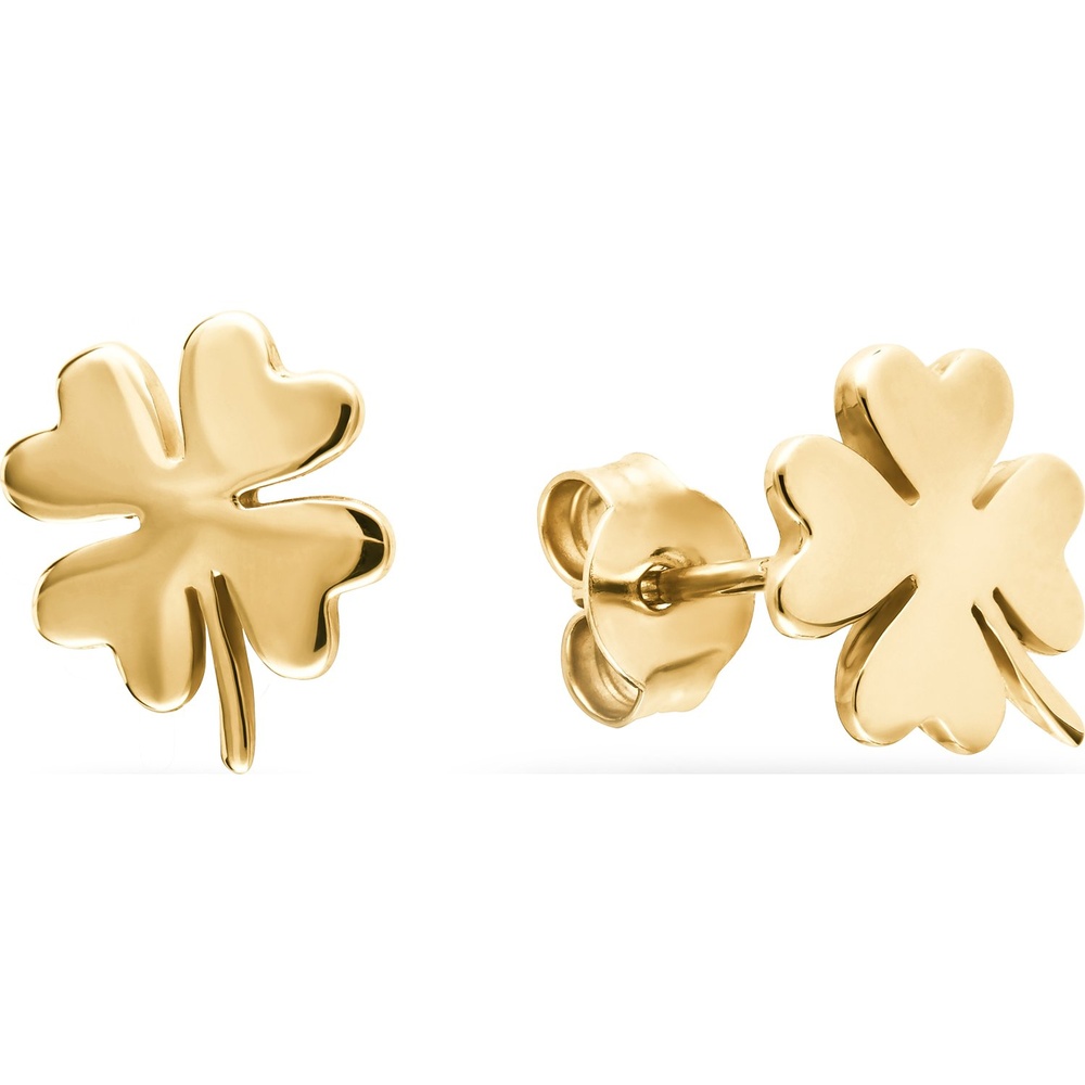 FAVS Boucles d'oreilles à fermoir à poussette 585 Or jaune Boucles d'oreilles