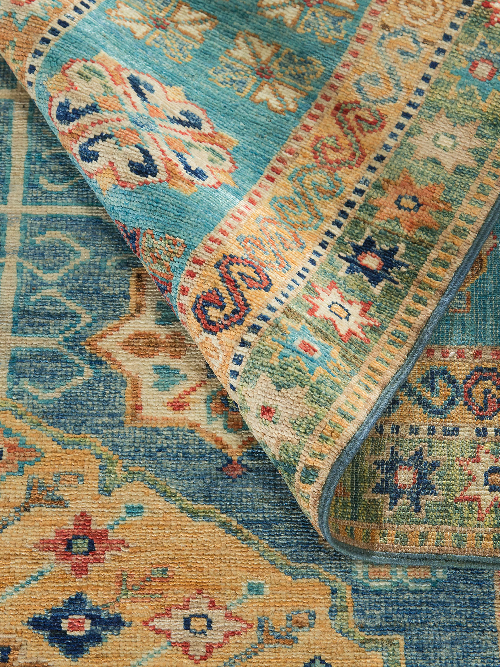 Kazak Ghazni ca. 252 x 311 cm, Unikat / Einzelstück
