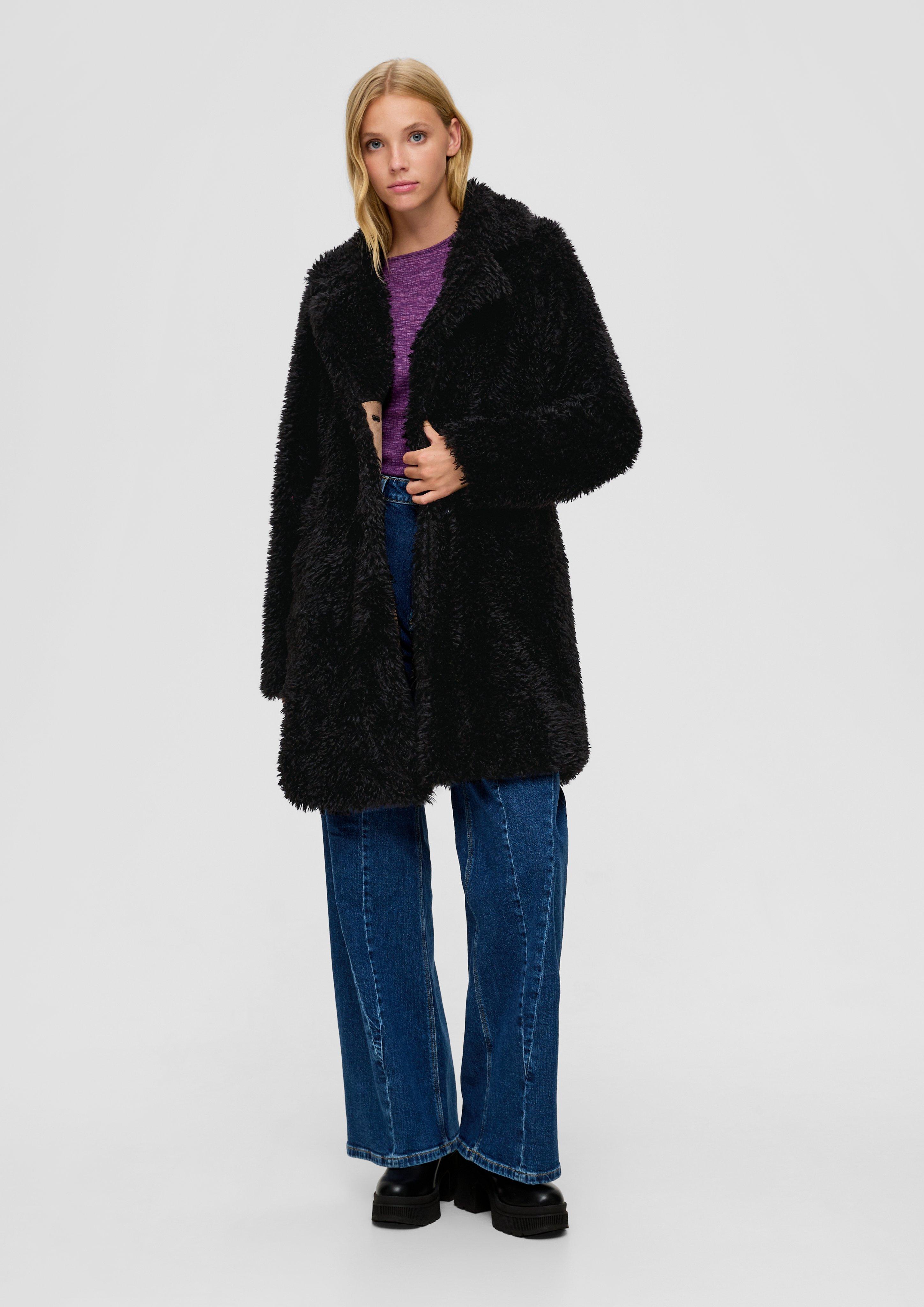 Oversized Teddy-Plüsch-Mantel  2134554-9999